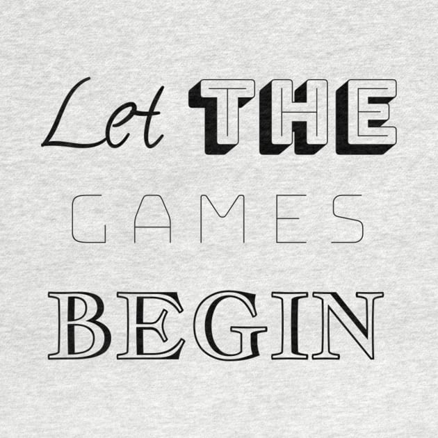 AJR Let the games begin by JuliesDesigns